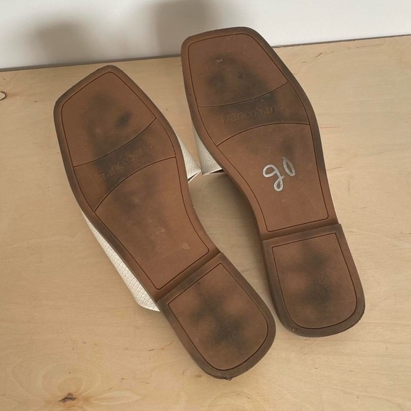 Franco Sarto Women's Cream Slide Sandals - Picture 3 of 3